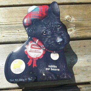 Walkers Shortbread Cookie Tin Empty Scottie Dog